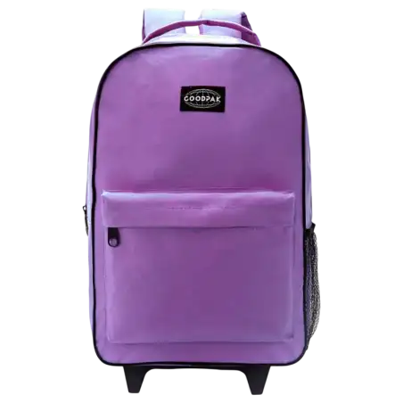 MOCHILA CARRO GOODPAK LILA 17 PULG."