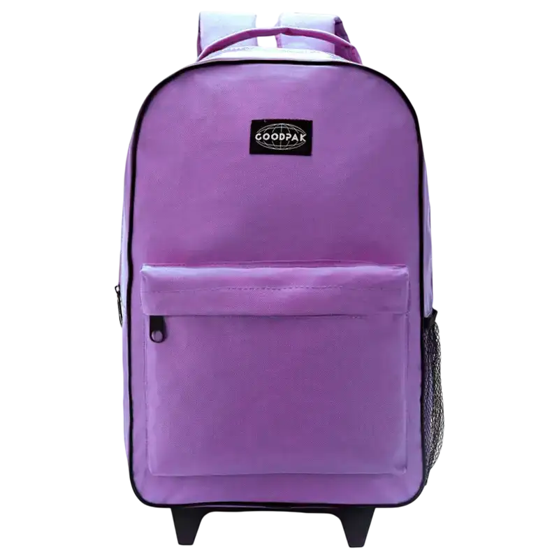 MOCHILA CARRO GOODPAK LILA 17 PULG."