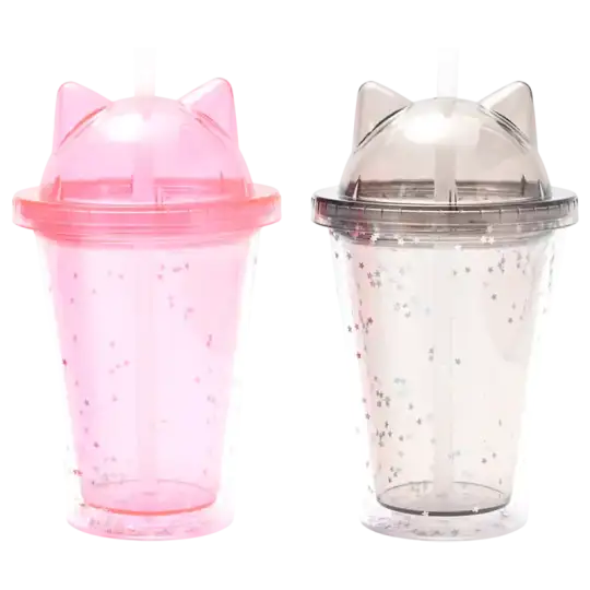 VASO INFANTIL GATITO 350 ML SURTIDO