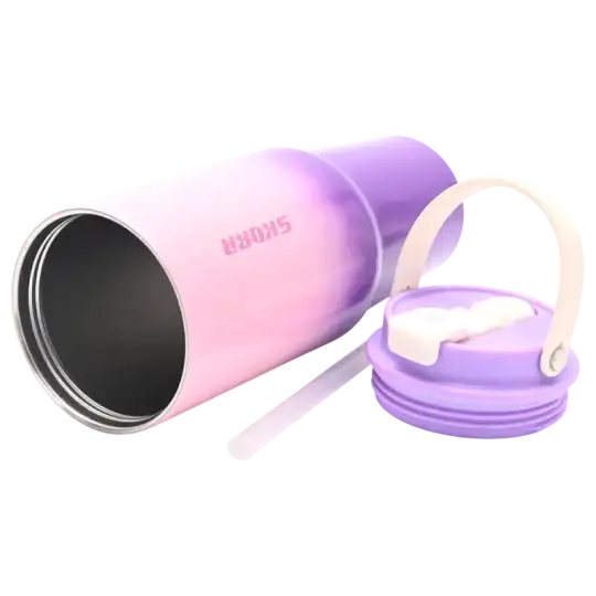 VASO TERMICO CON BOMBILLA 1182 ML SURTIDO