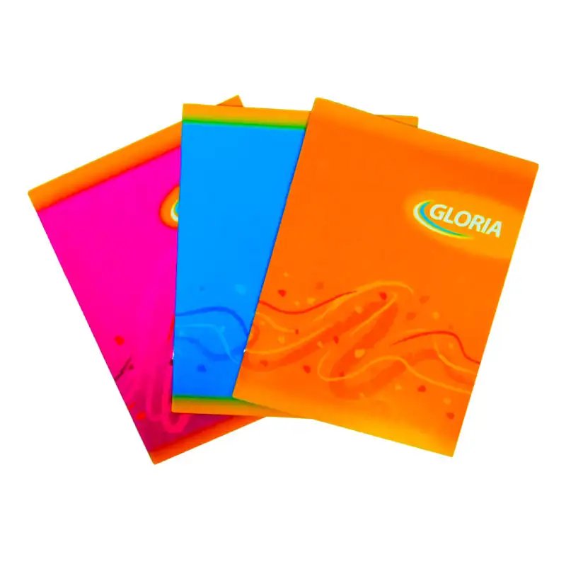 CUADERNO GLORIA 16X21 TAPA FLEXIBLE 24HJS CUADRO