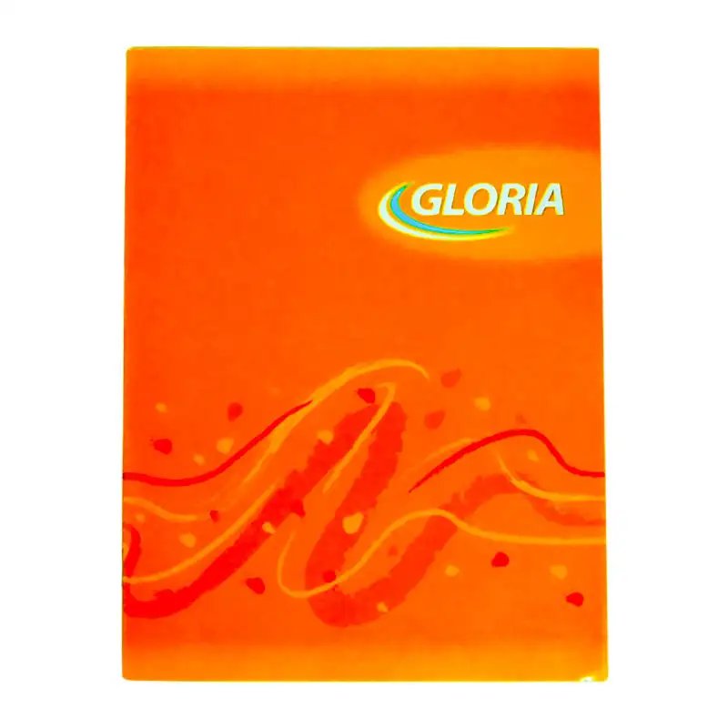 CUADERNO GLORIA 16X21 TAPA FLEXIBLE 48HJS LISO