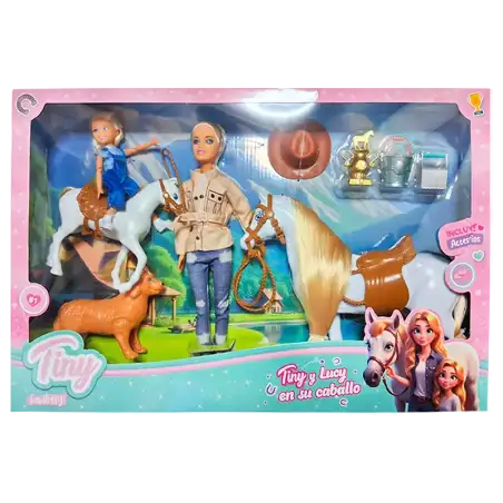 MUNIECA TINY Y SUS CABALLOS