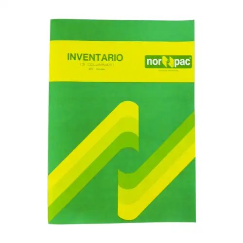 CUADERNO NORPAC CONTABLE INVENTARIO TAPA/FLEX