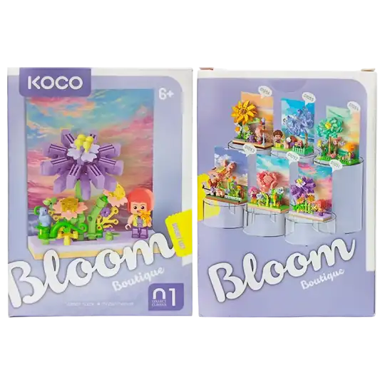 KOCO FLOWER ECENARIOS EN CAJA EXHBIDORA