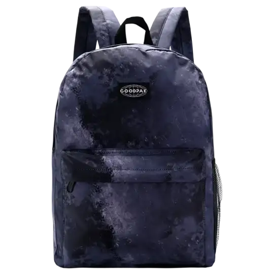 MOCHILA GOODPAK PRINT NEGRO JASPEADO 17 PULG