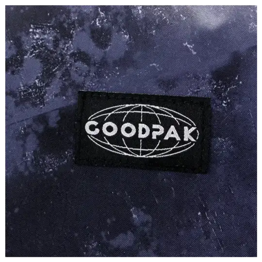 MOCHILA GOODPAK PRINT NEGRO JASPEADO 17 PULG