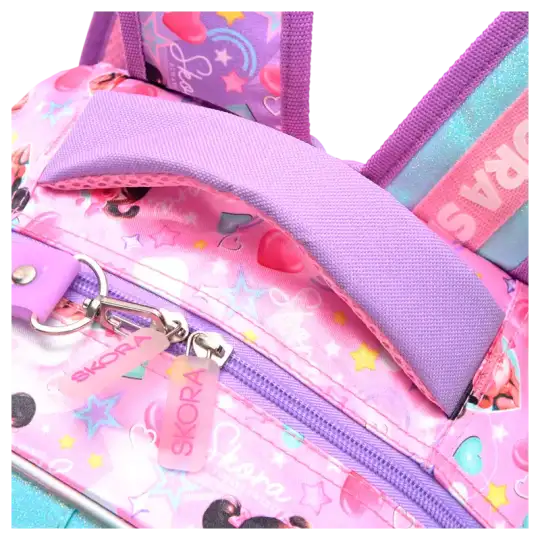 MOCHILA NENAS COOL ROSA C/LLAVERO