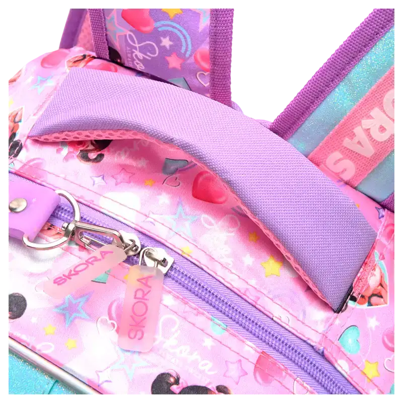 MOCHILA NENAS COOL ROSA C/LLAVERO