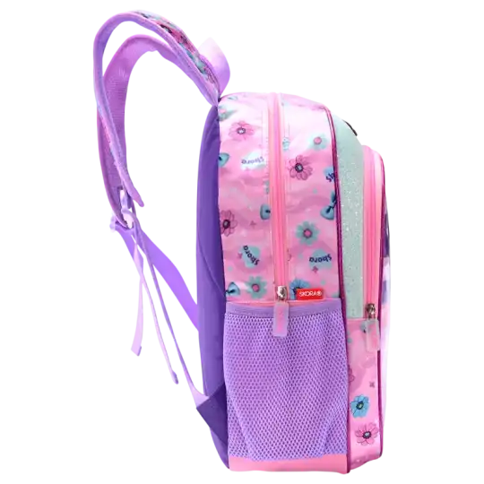 MOCHILA HAPPY PETS GATITA GRIS 16PULG