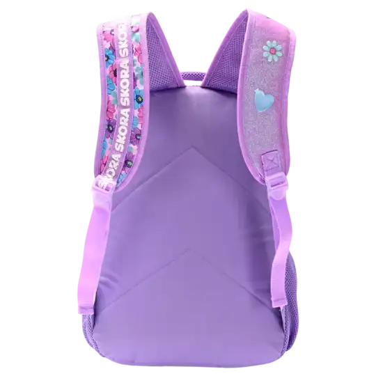 MOCHILA HAPPY PETS GATITA GRIS CON LLAVERO