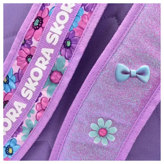 MOCHILA HAPPY PETS GATITA GRIS CON LLAVERO