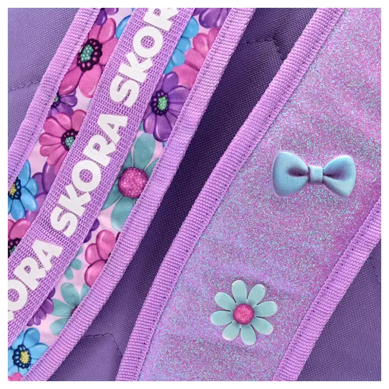 MOCHILA HAPPY PETS GATITA GRIS CON LLAVERO