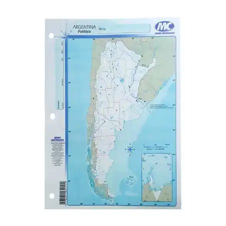 MAPA N5 FIS/POL AMERICA DEL SUR