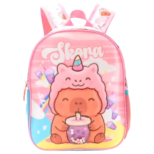 MOCHILA PETIT CAPIBARA UNICORNIO 12PULG