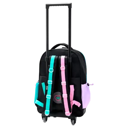 MOCHILA CARRO HAPPY LETTERING 18PULG