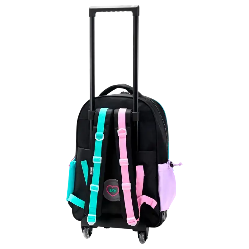 MOCHILA CARRO HAPPY LETTERING 18PULG