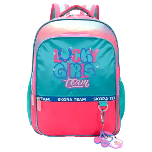 MOCHILA HAPPY LUCKY GIRLS 18 PULG
