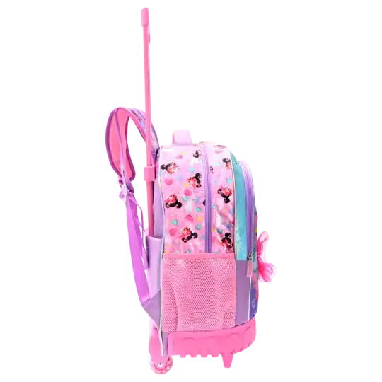 MOCHILA CARRO REF PLEG NENAS COOL ROSA CON LLAVERO
