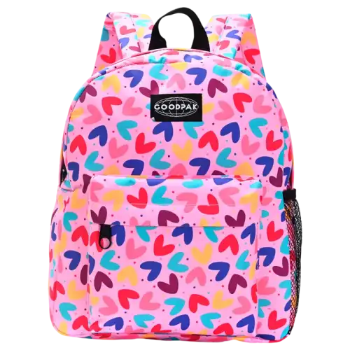 MOCHILA GOODPAK PRINT CORAZONES 12