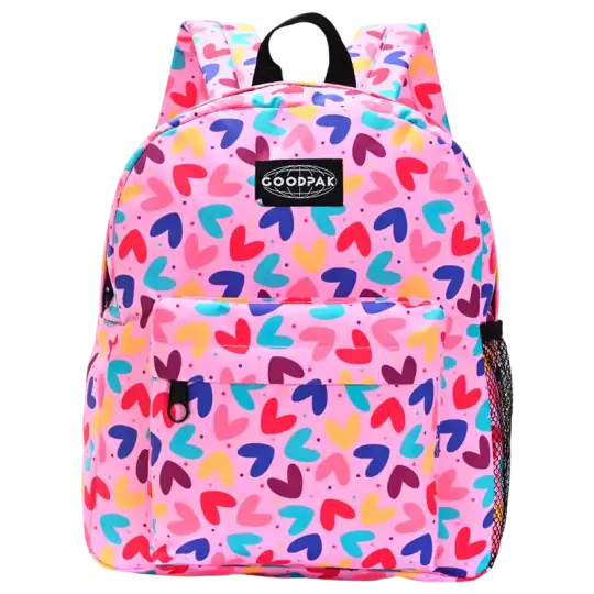 MOCHILA GOODPAK PRINT CORAZONES 12