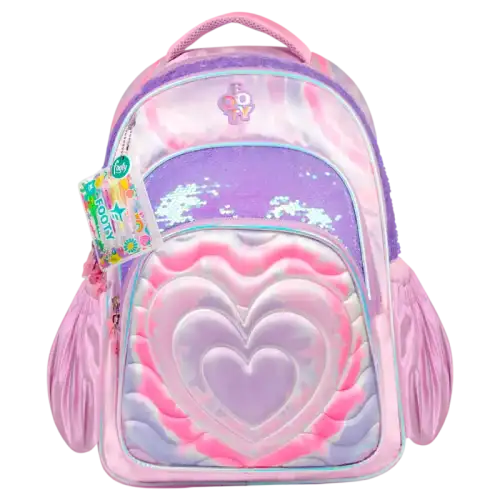 MOCHILA ESPALDA 18 DYE HEART LILA