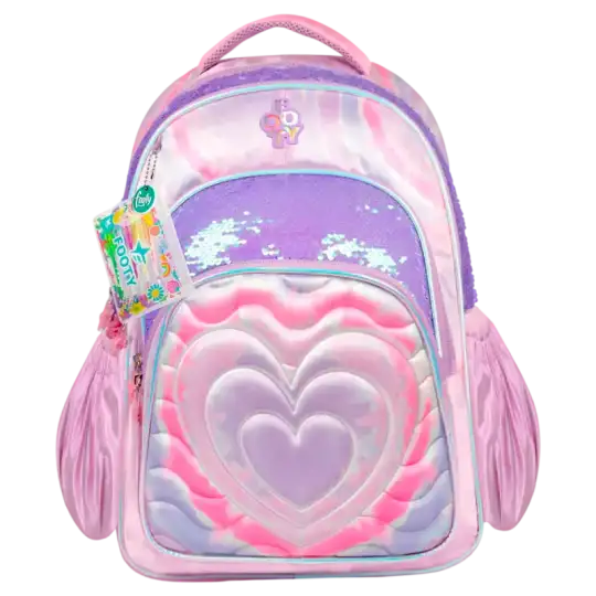 MOCHILA ESPALDA 18 DYE HEART LILA