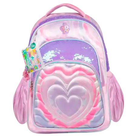 MOCHILA ESPALDA 18 DYE HEART LILA