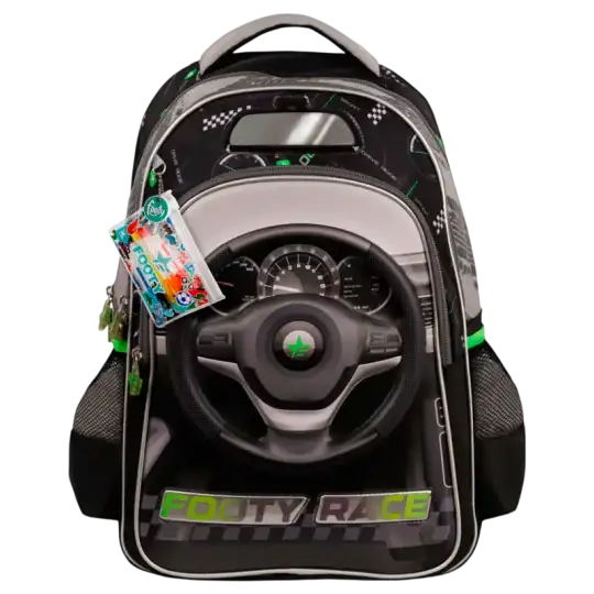 MOCHILA ESPALDA 18 F1 RACE NEGRO