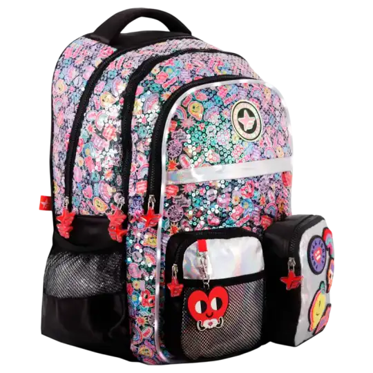 MOCHILA ESPALDA 18 CON LUZ MAGIC PATCH