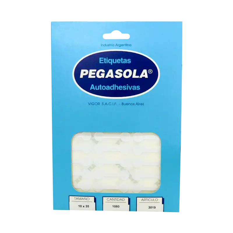 ETIQUETA 10X35MM PRECINTO JOYERO 3019 PEGASOLA