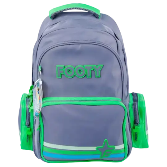 MOCHILA ESPALDA 18 COLOR LINE GRIS