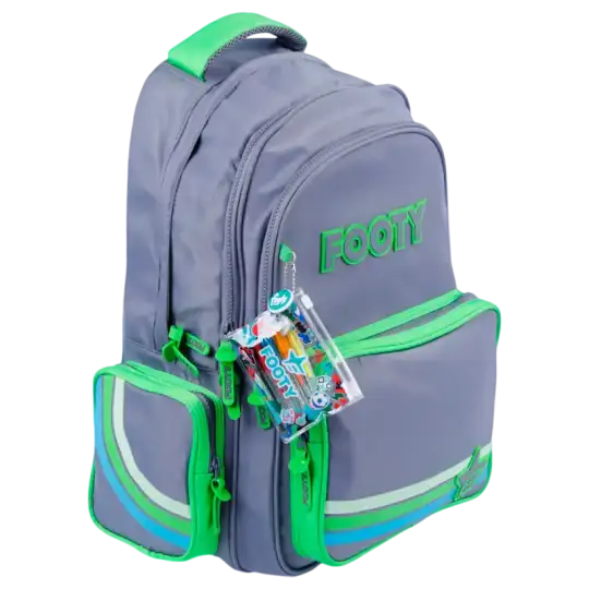 MOCHILA ESPALDA 18 COLOR LINE GRIS