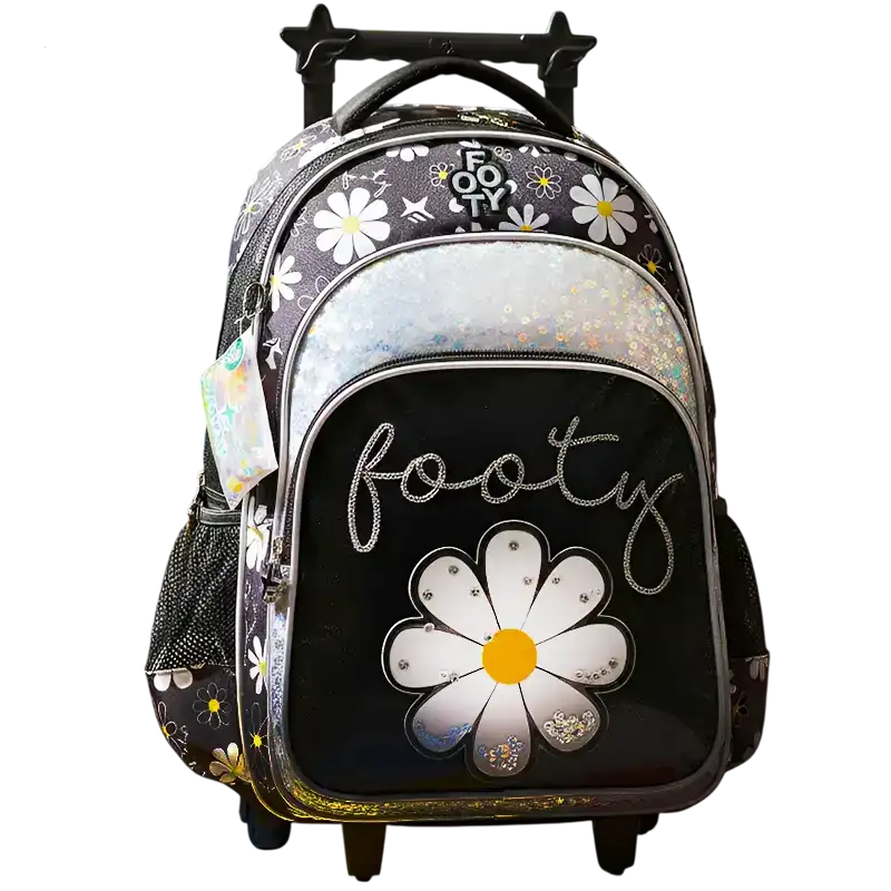 MOCHILA CON CARRO 18 OHLALA NEGRO
