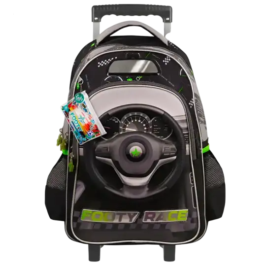 MOCHILA CON CARRO 18 F1 RACE NEGRO