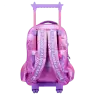 MOCHILA CON CARRO 18 C/LUZ MUSIC LIFE ROSA