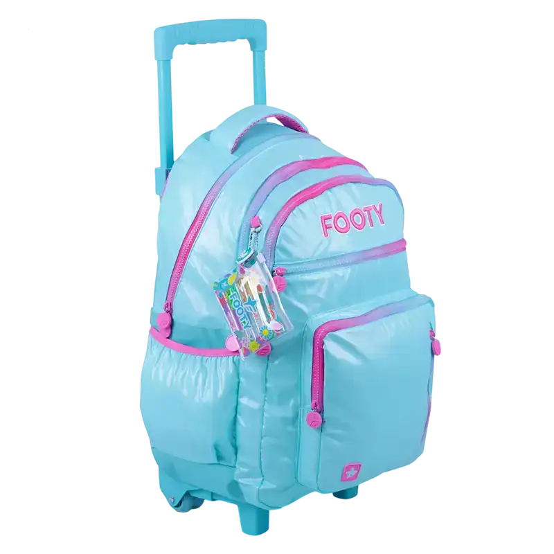 MOCHILA CON CARRO 18 COLORLAND AQUA