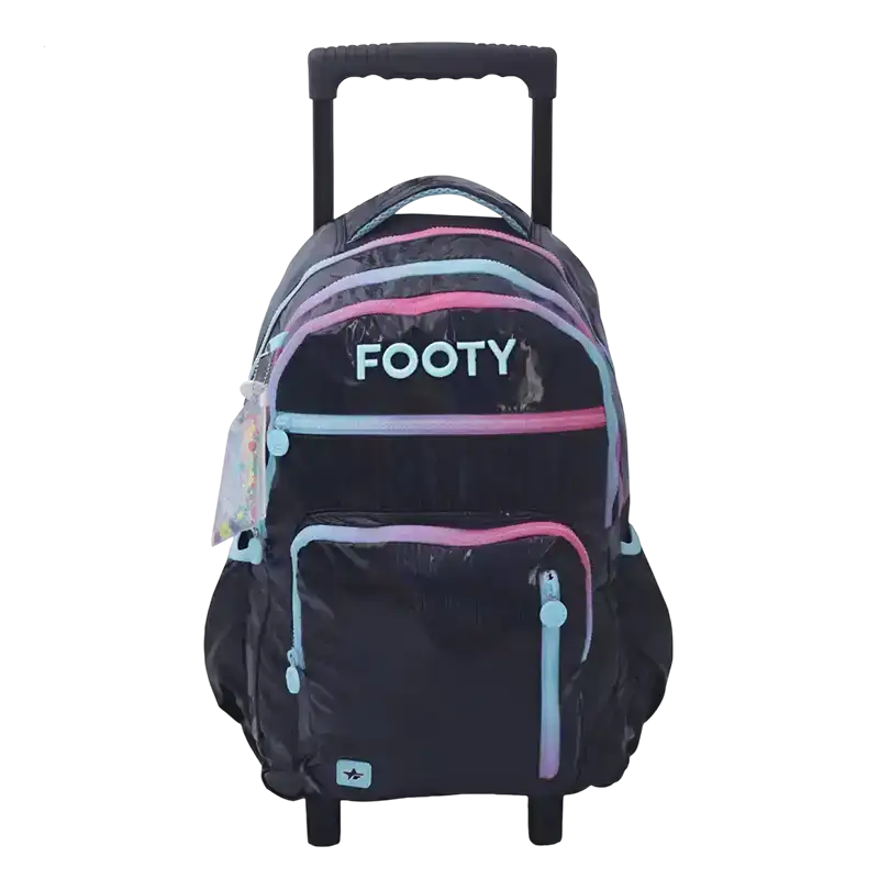 MOCHILA CON CARRO 18 COLORLAND NEGRO