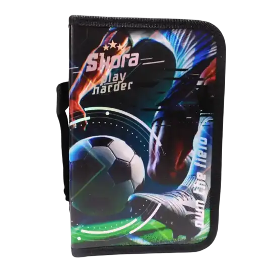 CARTUCHERA CANOPLA DESPL. LET S PLAY FUTBOL PIERNA