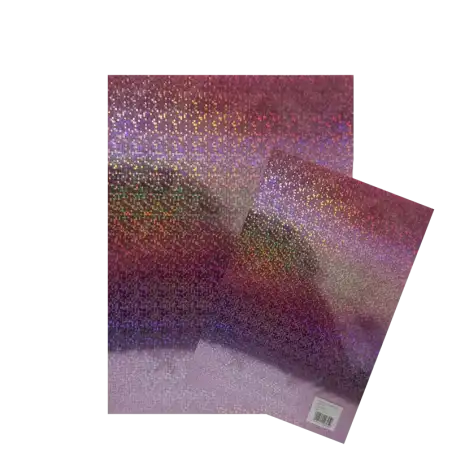 CARTULINA HOLO GLITTER ROSA X1 REXON