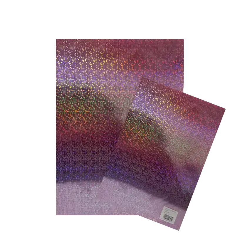 CARTULINA HOLO GLITTER ROSA X1 REXON