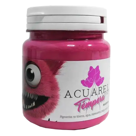 TEMPERA ACUAREL POTE MAGENTA 250GR