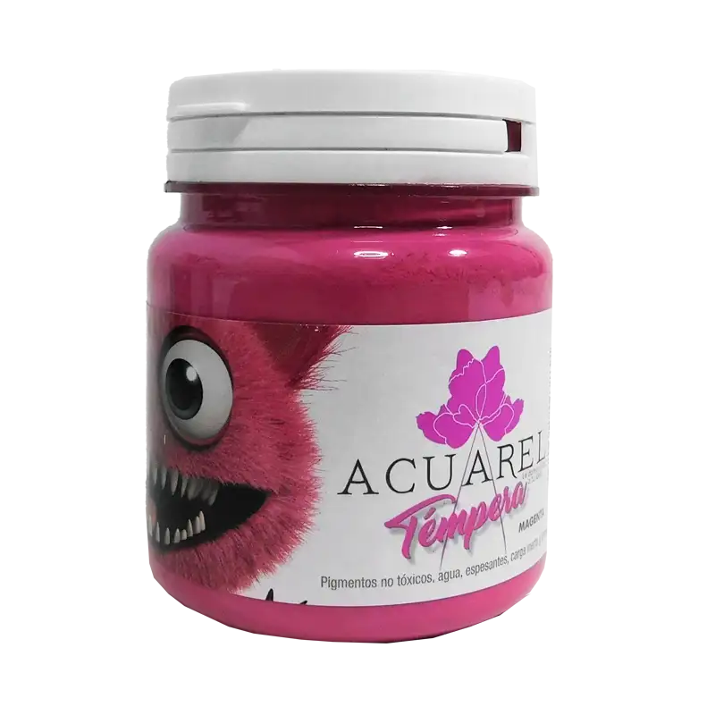 TEMPERA ACUAREL POTE MAGENTA 250GR