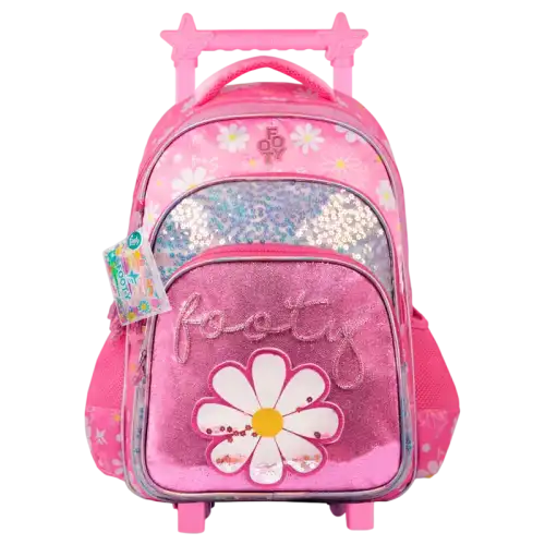 MOCHILA CON CARRO OHLALA ROSA