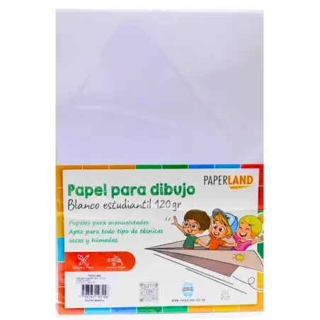 PAPEL PARA DIBUJO ESTUDIANTIL 120GR 25H