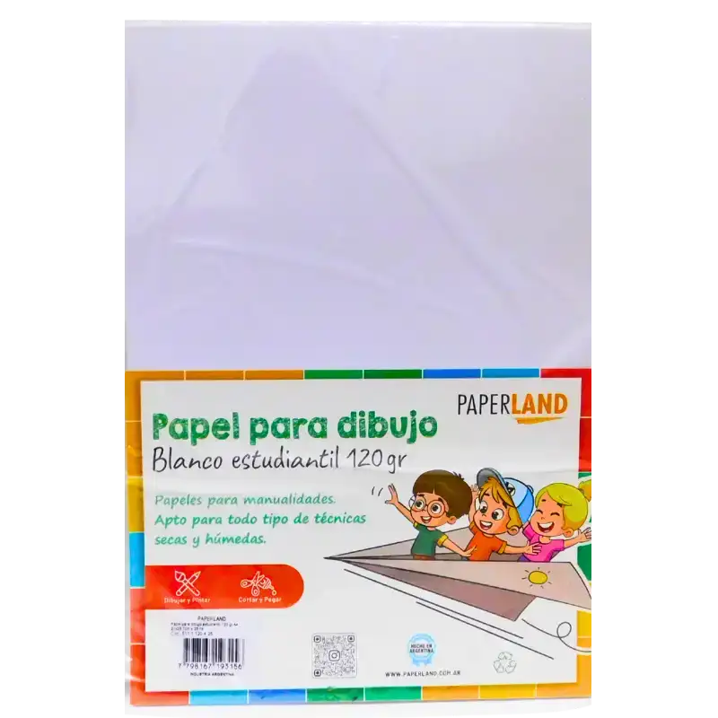 PAPEL PARA DIBUJO ESTUDIANTIL 120GR 25H