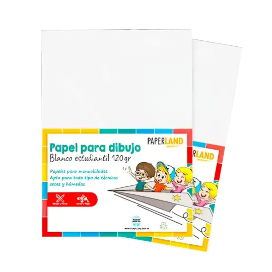 PAPEL PARA DIBUJO ESTUDIANTIL 120GR A3 42X29CM 10H