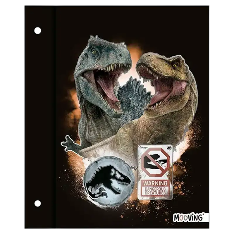 CARPETA ESCOLAR N3 JURASSIC WORLD MOOVING