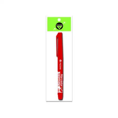 MARCADOR PIZZINI PERMANENTE 1MM ROJO
