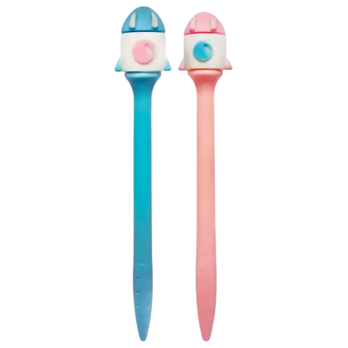 BOLIGRAFO COHETE PASTEL MEDIO GIRO